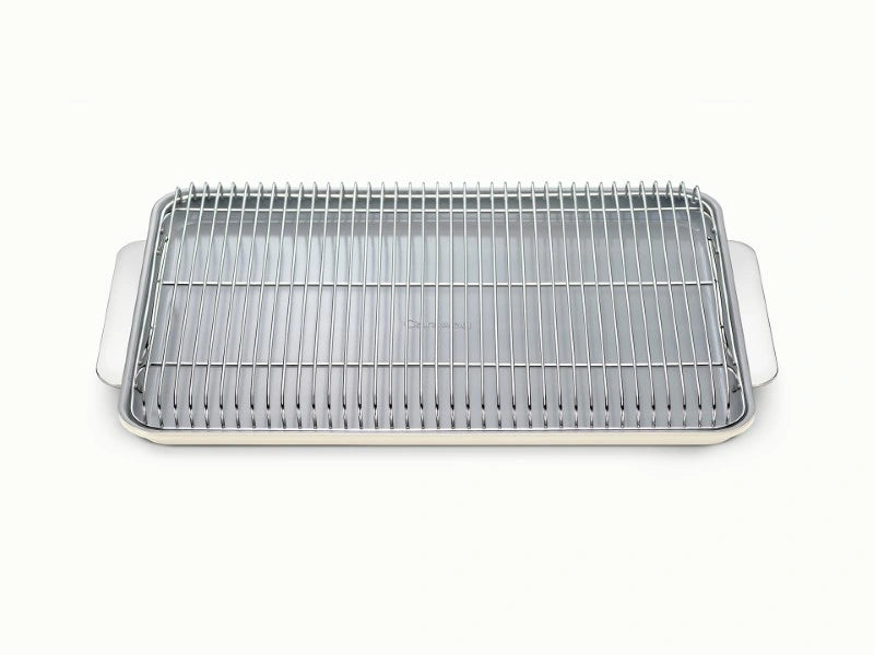 Baking & Cooling Duo - 18x13” Non-Stick Ceramic Sheet With Steel Rack - US 8537
