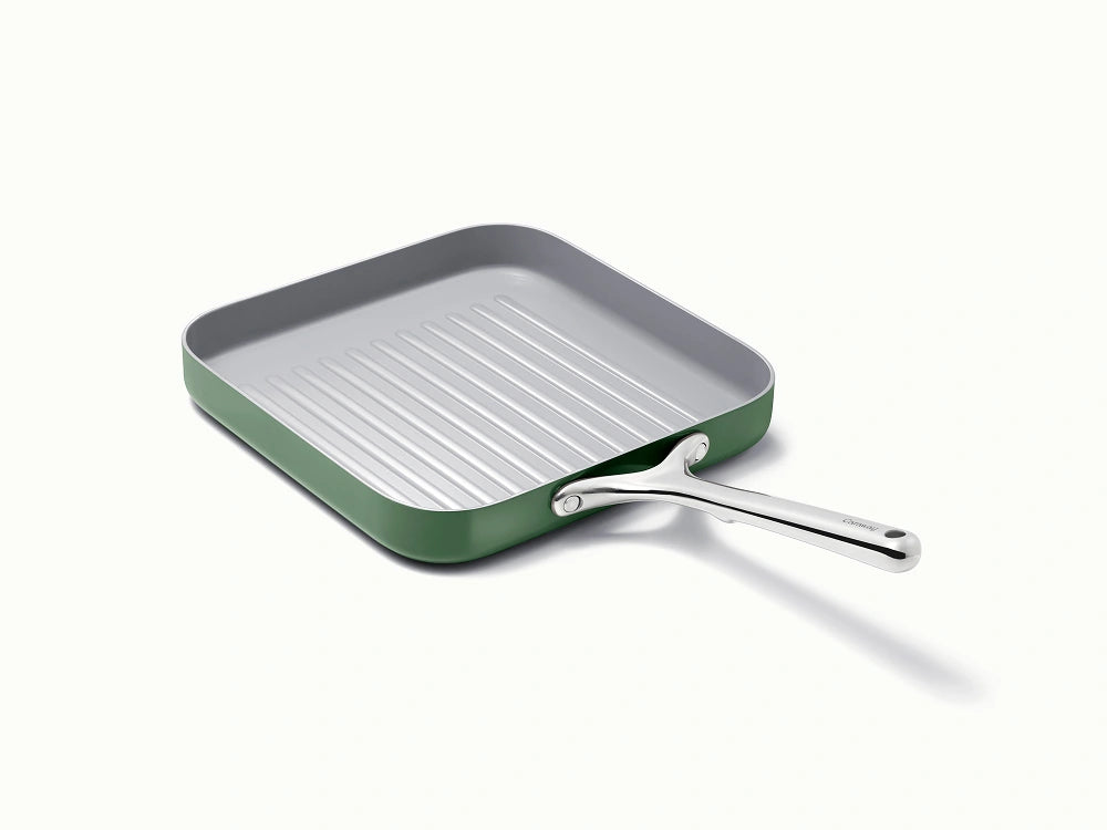 Square Grill Pan - 11” Non-Stick Ceramic Square Pan - US 1422