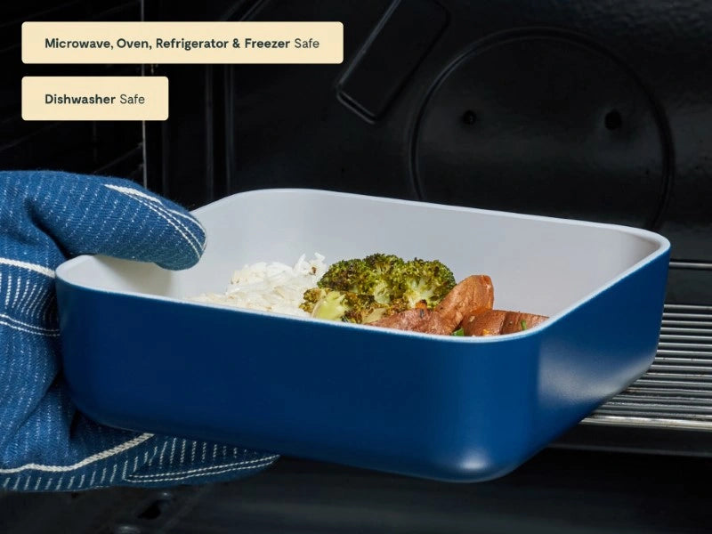 Large Storage Container - Ceramic-coated 10 cup glass Container built for clean storing. - US 2019