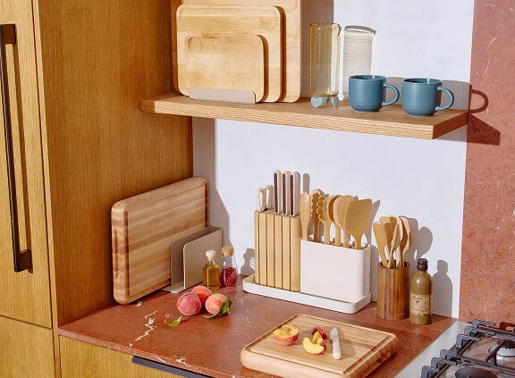 Utensil & Minis Set - 9-Piece FSC-Certified Birch Wood Set - US 0575