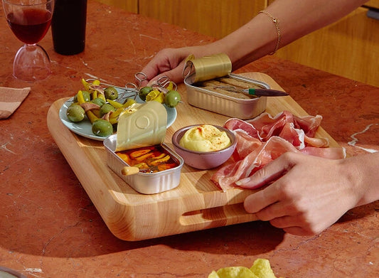 Prep & Serve Butcher Block Set - 3-Piece Set With Complimentary Storage - US 3204