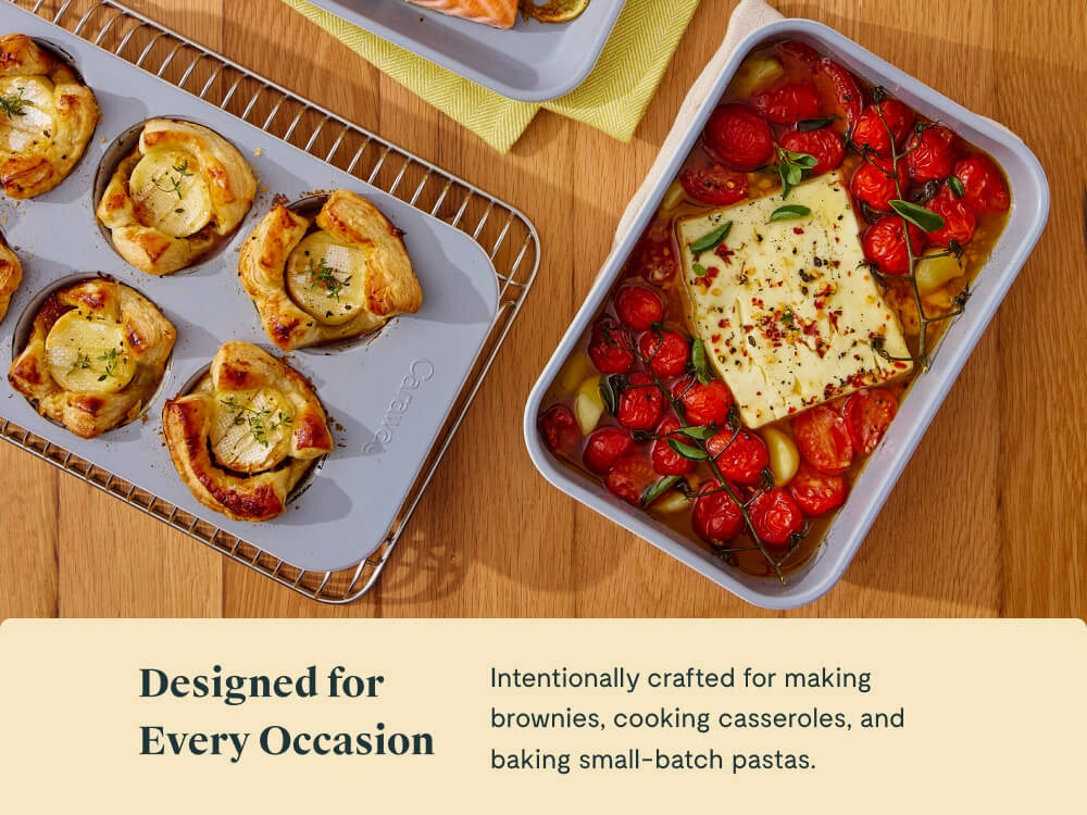 Small Rectangle Pan - 9x6.5” Non-Stick Ceramic Baking Pan - US 9282