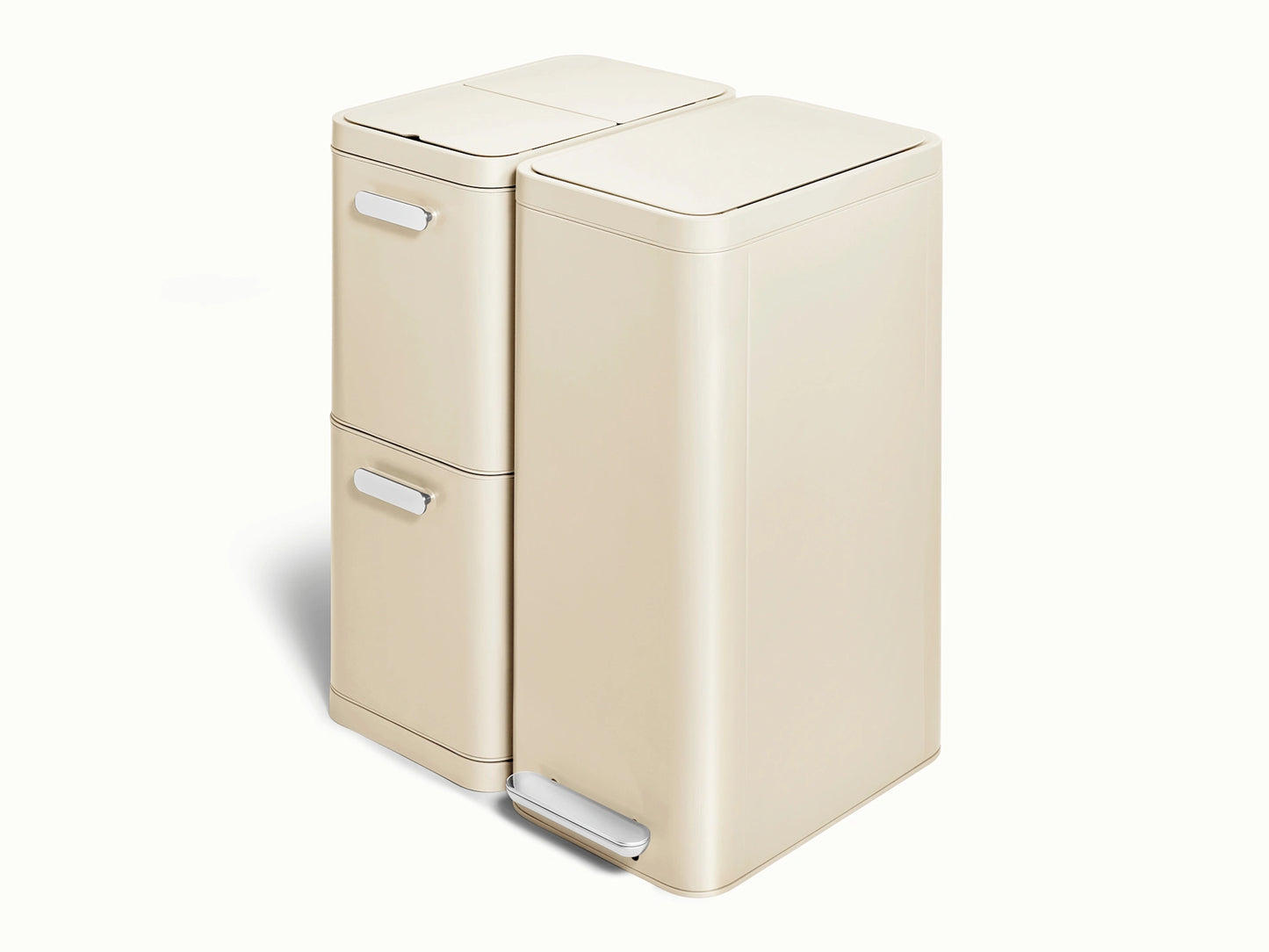 Trash & Recycling Duo (Slim) - A Cohesive System for Clean Sorting & Disposal - US 8680
