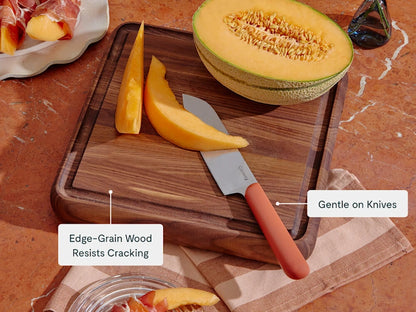 12” Prep &amp; Serve Butcher Block - Dual-Sided Square Butcher Block - US 6600