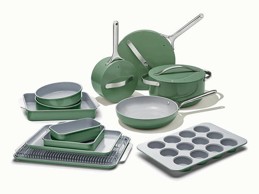 23pc Cook &amp; Bake Set - An assortment of our best-selling ceramic-coated cookware &amp; bakeware. - US 5016