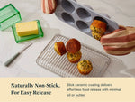 6-Cup Muffin Pan - 12x7” Non-Stick Ceramic Muffin Pan - US 7568