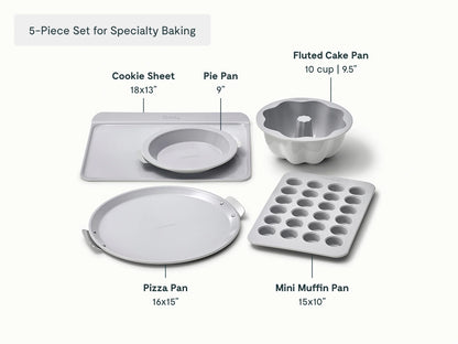 Full Ceramic Bakeware Set - 22-Piece Set With Complimentary Storage - US 7100