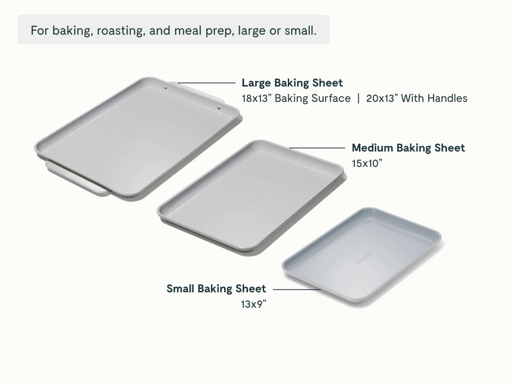 Complete Baking Sheet Bundle - Set of 4 Non-Stick Ceramic Baking Sheets - US 7189
