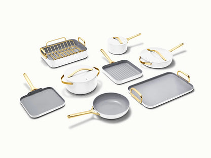 Ceramic-Coated Cookware Bundle - A curated 19-piece non-stick set for everyday cooking &amp; special occasions. - US 5951