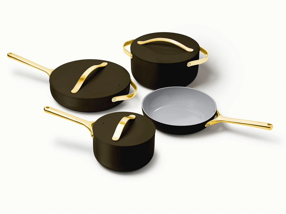 Cookware Set - 12-Piece Ceramic Set With Storage Organizers - US 5064