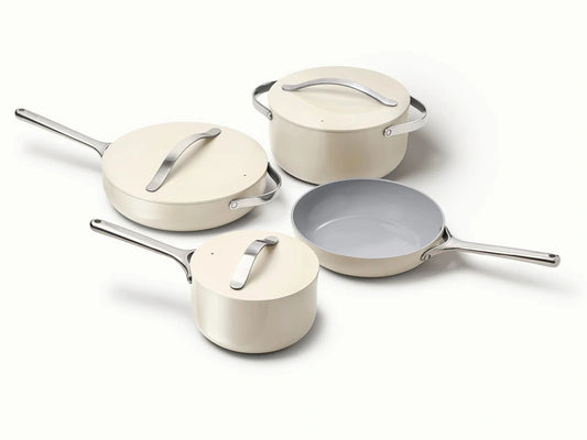 Cookware Set - 12-Piece Ceramic Set With Storage Organizers - US 7804