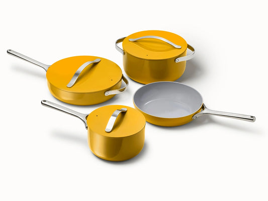 Cookware Set - 12-Piece Ceramic Set With Storage Organizers - US 9155