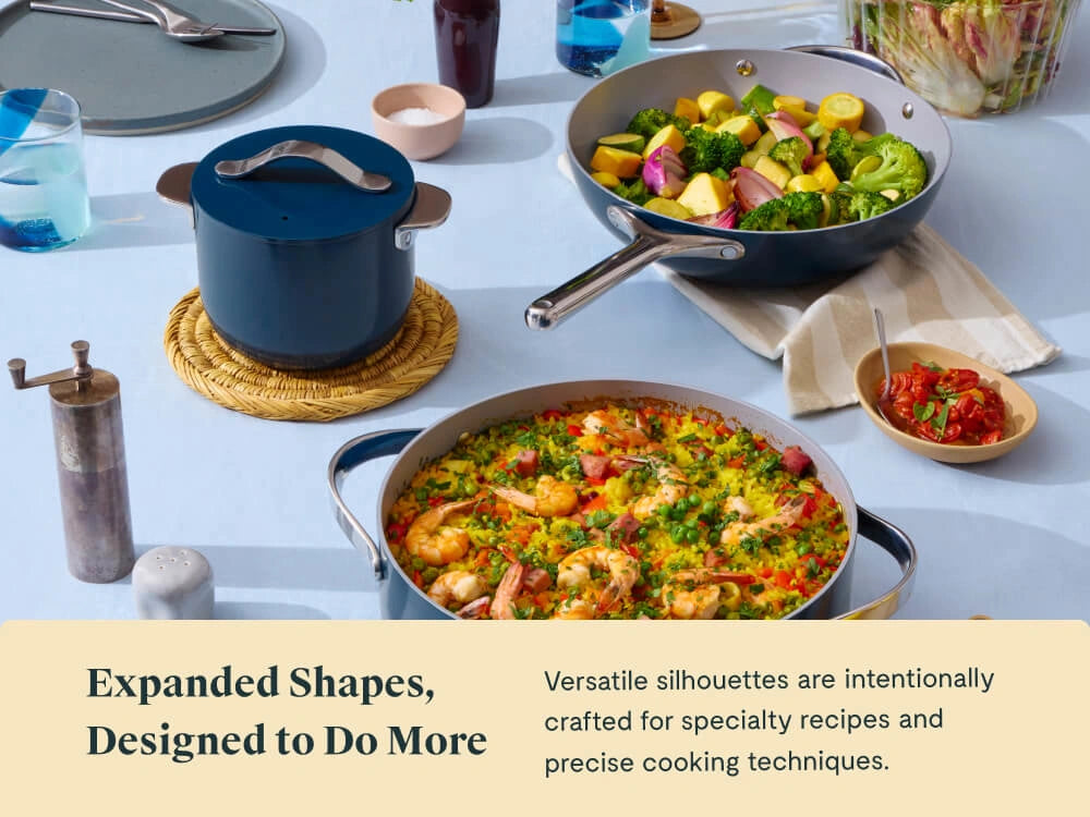 Cookware+ Set - 8-Piece Ceramic Set With Complimentary Storage - US 8414