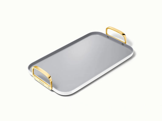 Double Burner Griddle - 19x12” Non-Stick Ceramic Pan - US 6672