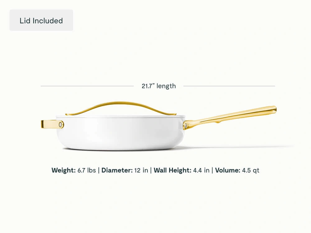 4pc Fry &amp; Sauté Set  - Non-Stick Ceramic Fry Pan, Mini Fry Pan &amp; Sauté Pan - US 0284