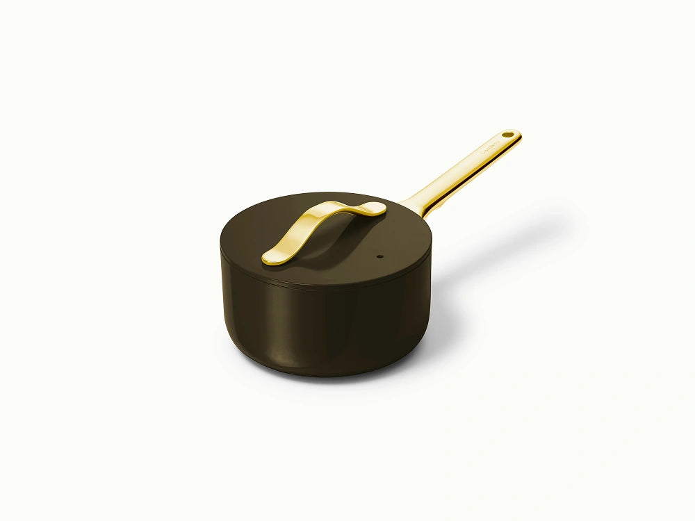Mini Sauce Pan - 1.75 qt Non-Stick Ceramic Sauce Pan With Lid - US 2640