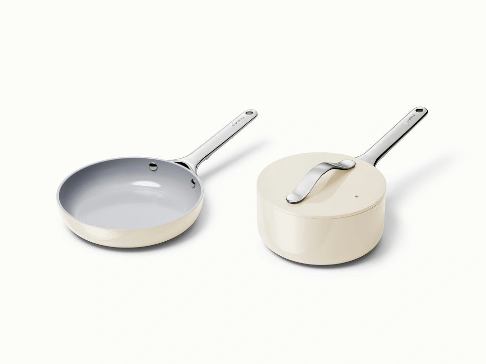 Minis Duo - Non-Stick Ceramic Mini Fry Pan &amp; Sauce Pan - US 0409