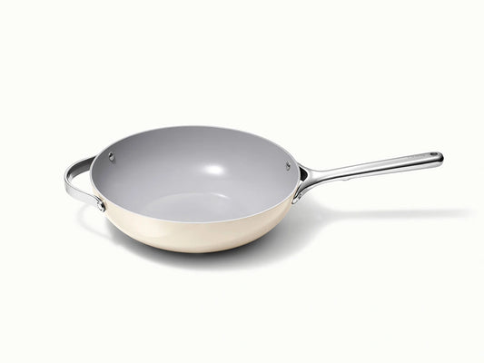 Stir Fry Pan - 12” Wok-Inspired Non-Stick Ceramic Pan - US 0279