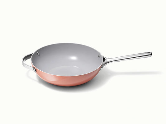 Stir Fry Pan - 12” Wok-Inspired Non-Stick Ceramic Pan - US 8579