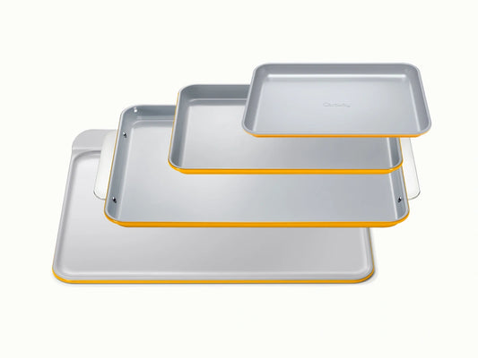 Complete Baking Sheet Bundle - Set of 4 Non-Stick Ceramic Baking Sheets - US 4194