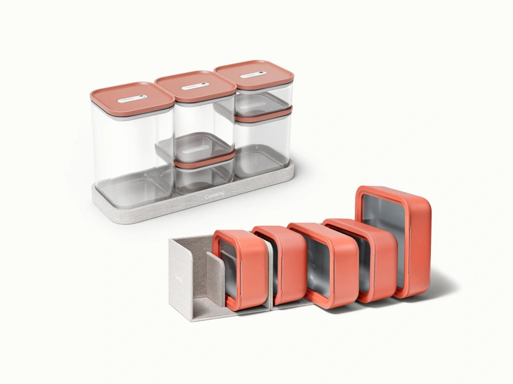 Complete Food Organization Bundle - 26-Piece Set With Complimentary Storage - US 1617