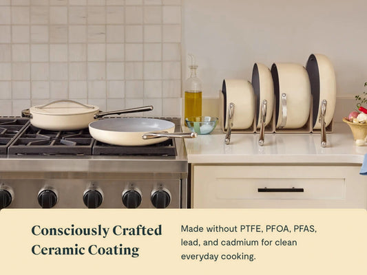 Roasting Pan - 16x13” Non-Stick Ceramic Pan With Rack - US 1507
