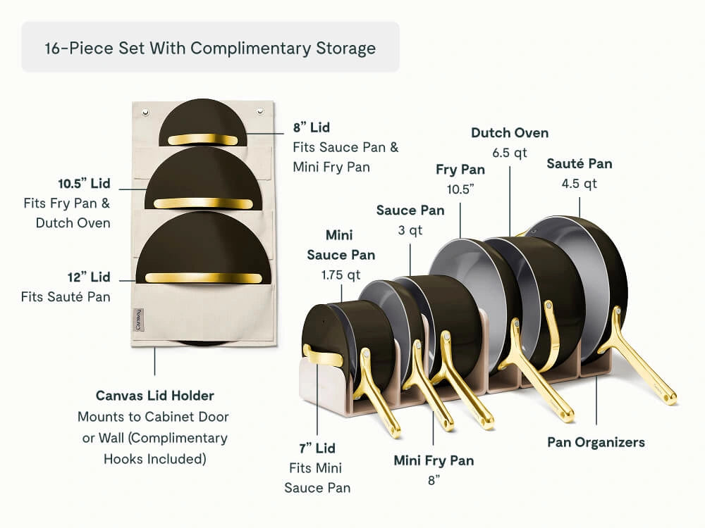 Full Ceramic Cookware Bundle - 31-Piece Ceramic Set With Complimentary Storage - US 3694