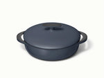 3.5 qt Enameled Cast Iron Braiser - 3.5qt Braiser for slow cooking lamb shanks, baked pasta, or roasted chicken. - US 1726