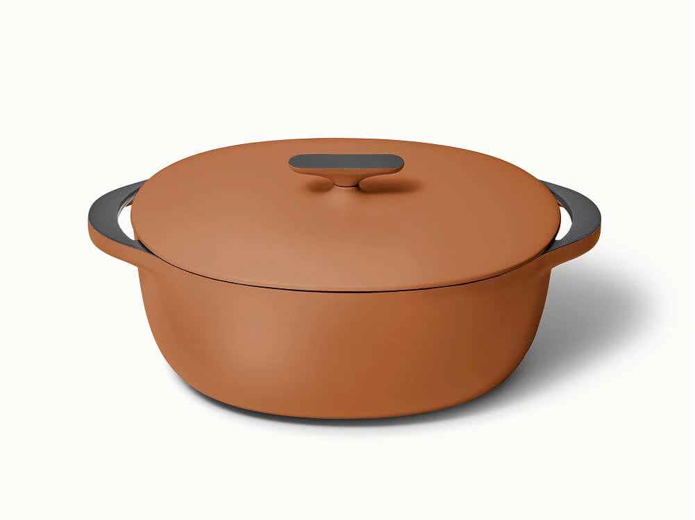 8.5 qt Enameled Cast Iron Oval Dutch Oven - Durable, Spacious Pot With Excellent Heat Retention - US 3827