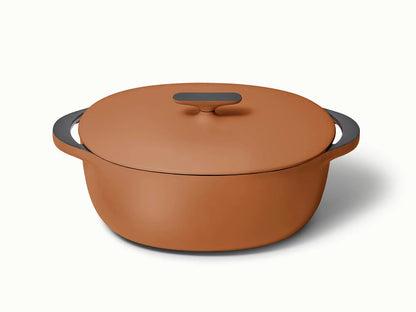 8.5 qt Enameled Cast Iron Oval Dutch Oven - Durable, Spacious Pot With Excellent Heat Retention - US 3827