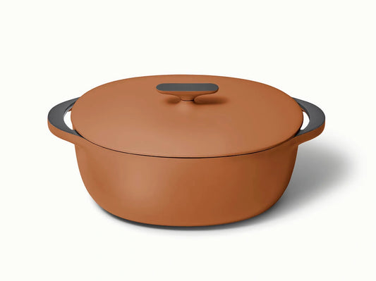 8.5 qt Enameled Cast Iron Oval Dutch Oven - Durable, Spacious Pot With Excellent Heat Retention - US 3827