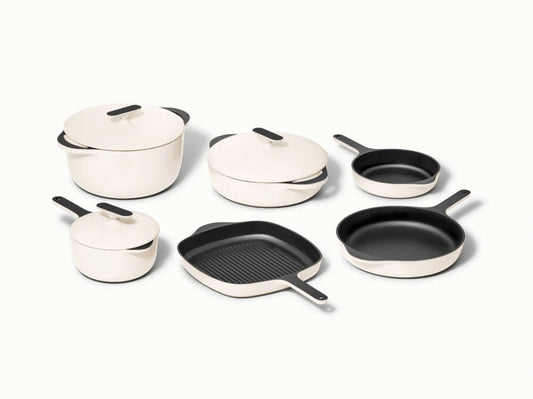 Enameled Cast Iron &amp; Minis Set - 12-Piece Set With Complimentary Storage - US 4249