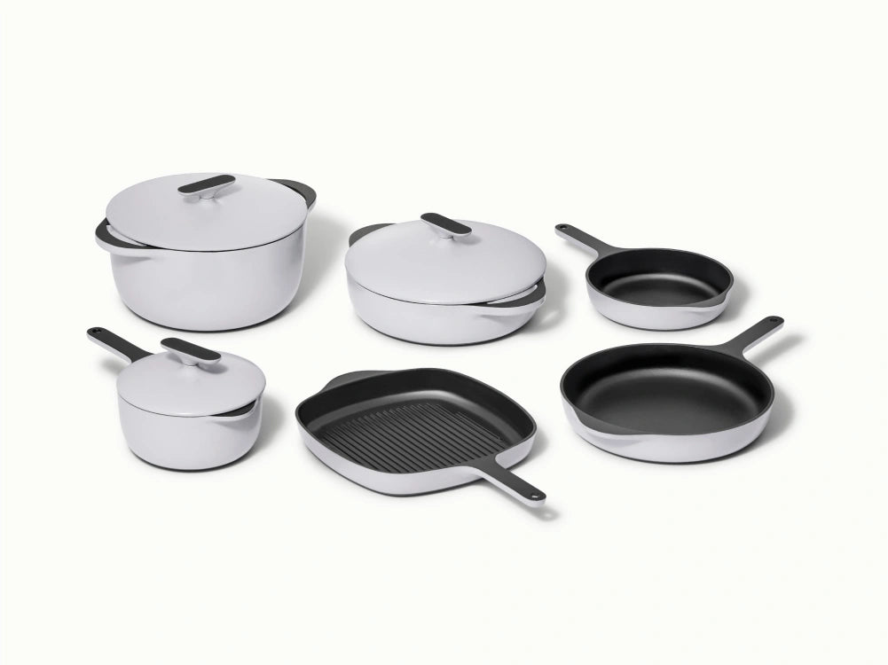 Enameled Cast Iron &amp; Minis Set - 12-Piece Set With Complimentary Storage - US 8620