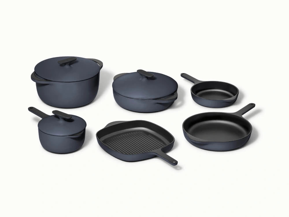 Enameled Cast Iron &amp; Minis Set - 12-Piece Set With Complimentary Storage - US 1936