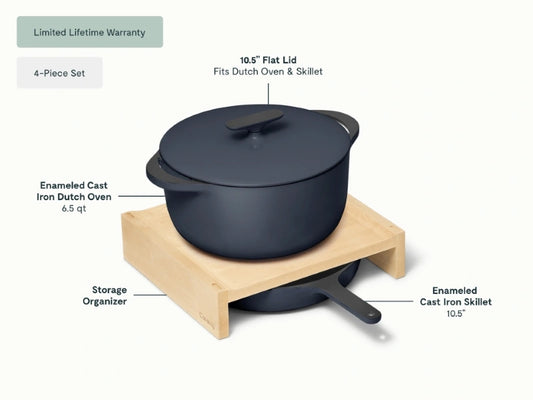 Cast Iron Skillet &amp; Dutch Oven Duo - Perfect duo for versatile cooking, from quick sears to slow-cooked meals. - US 1830
