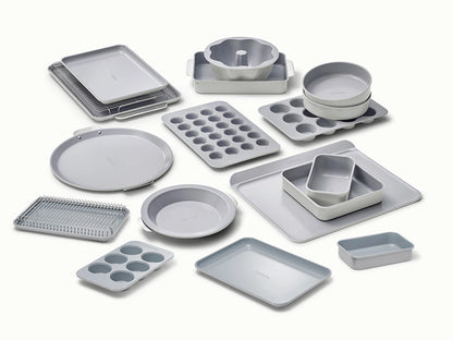 Full Ceramic Bakeware Set - 22-Piece Set With Complimentary Storage - US 7100