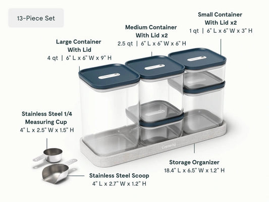 Complete Kitchen Organization Bundle - 35-Piece Set With Complimentary Storage - US 5914