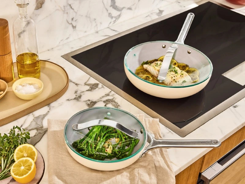 Glass Lid Set of 4 - Premium Glass Lid Set to pair with the 16-piece Cookware &amp; Minis Duo set. - US 9815
