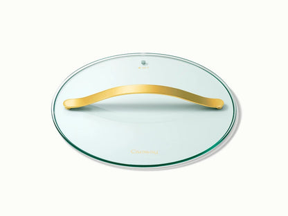 Glass Lid Set of 3 - Premium Gold Hardware Glass Lid add-on to our best-selling 12-piece Cookware Set. - US 6705