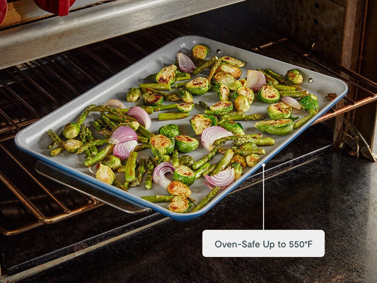 Baking Sheet Duo - 18x13" &amp; 15x10" Non-Stick Ceramic Baking Sheets - US 7892