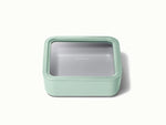 Large Storage Container - Ceramic-coated 10 cup glass Container built for clean storing. - US 8317