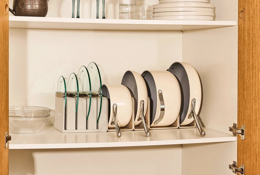 Lid Organizer - 4-slot magnetic storage system to house any Caraway lid, size &amp; material. - US 7215