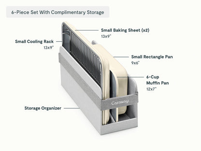 Full Ceramic Bakeware Set - 22-Piece Set With Complimentary Storage - US 6697