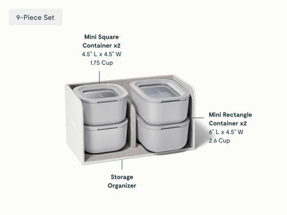 Food Storage + Minis Set - 22-Piece Set With Complimentary Storage - US 6415