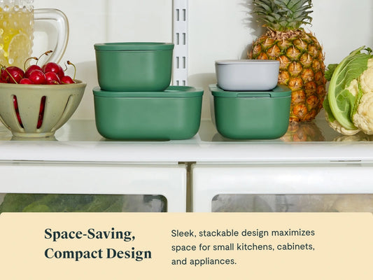 Mini Food Storage Set - 9-pc set of clean, compact storage for meal prep and organization. - US 0512