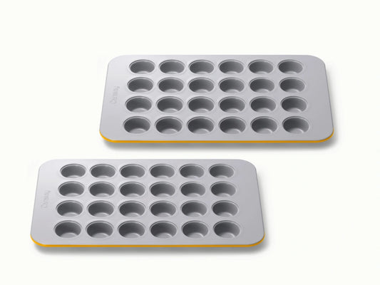 Mini Muffin Pan Duo - Two 24-Cup Non-Stick Mini Muffin Pans - US 2275