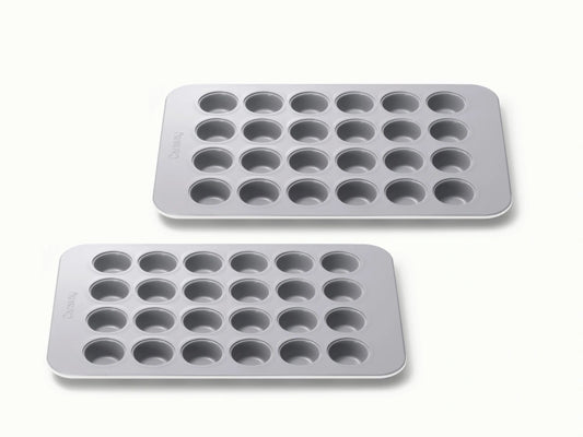 Mini Muffin Pan Duo - Two 24-Cup Non-Stick Mini Muffin Pans - US 8711