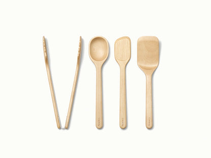 Mini Utensil Set - 4-Piece FSC-Certified Birch Wood Set - US 8700