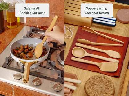 Mini Utensil Set - 4-Piece FSC-Certified Birch Wood Set - US 8700
