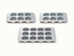 Muffin Pan Trio - 12-Cup &amp; 6-Cup Non-Stick Ceramic Muffin Pans - US 5805